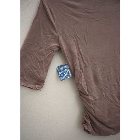 Intimately Free People OB1060305 Women's Sz XS Coyote/Neutral Talk To Me T-Shirt - Picture 5 of 7
